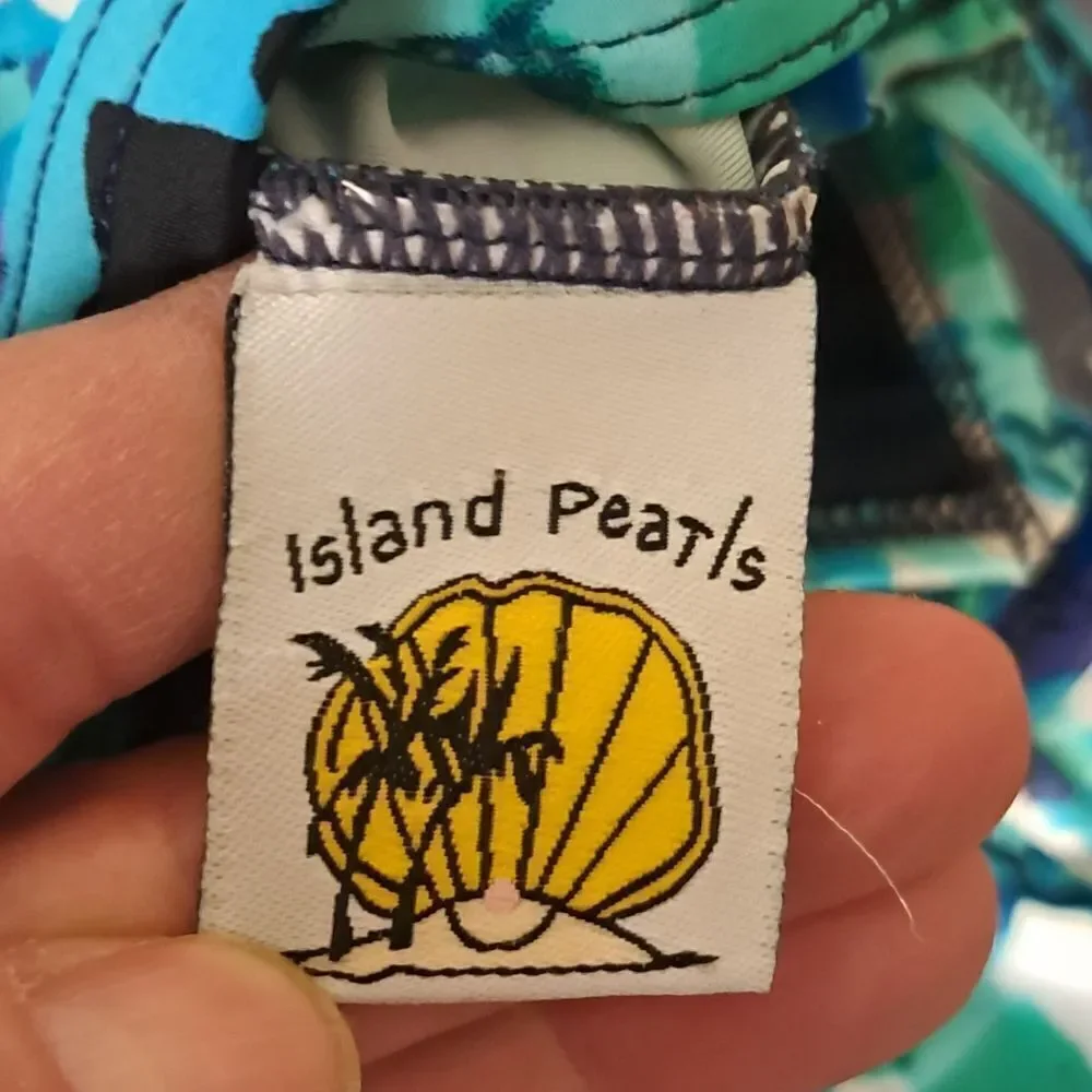 Island Pearls tankini swim top size 14